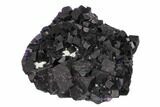 Dark Purple Cubic Fluorite Crystal Cluster - China #149297-3